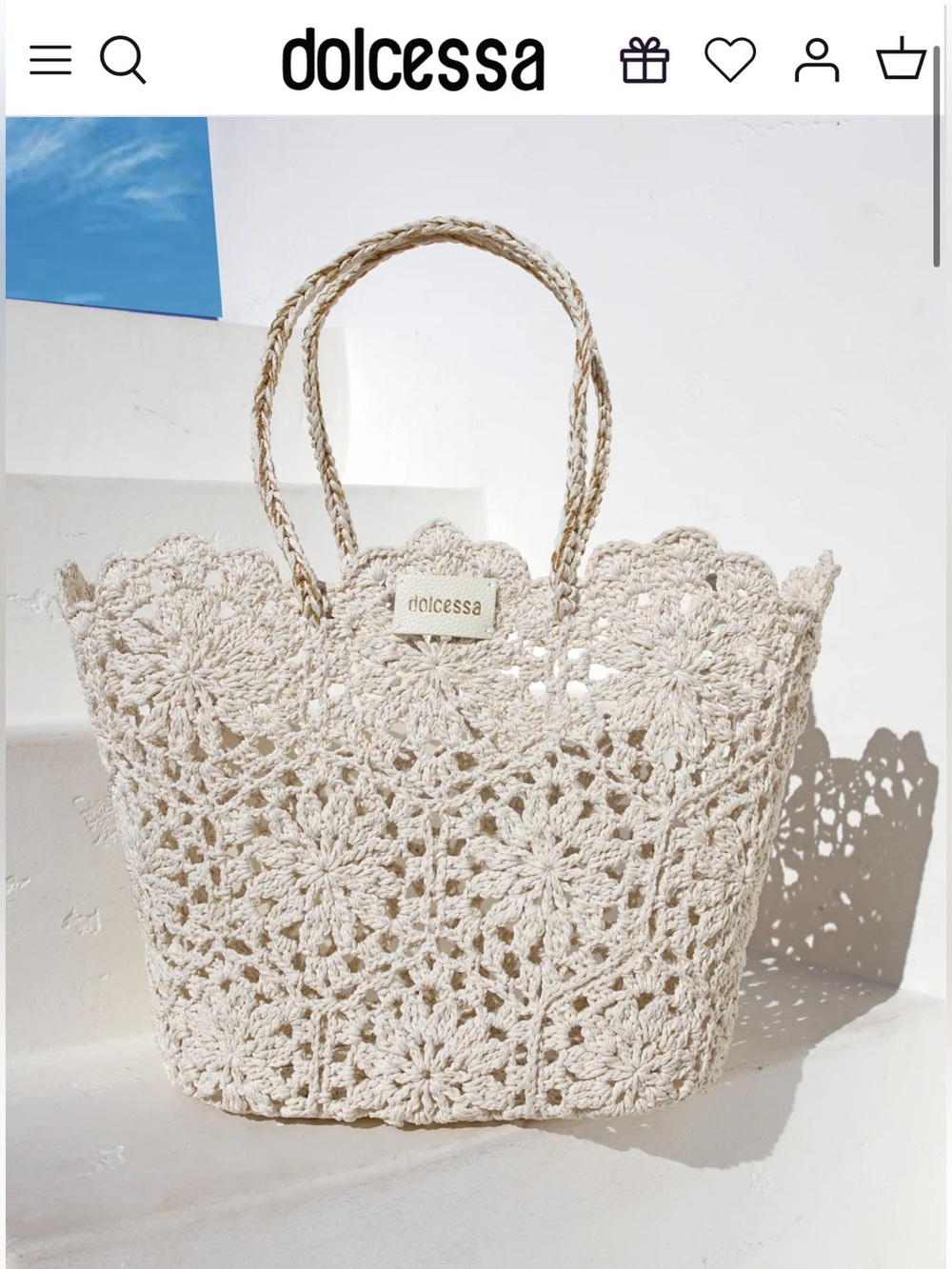Dolcessa Crochet Tote Bag